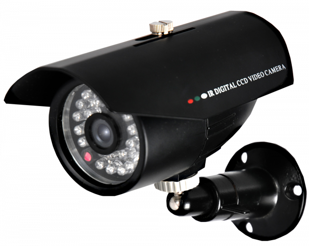 Camara De Vigilancia Png - Cctv Solid Clipart (625x499), Png Download