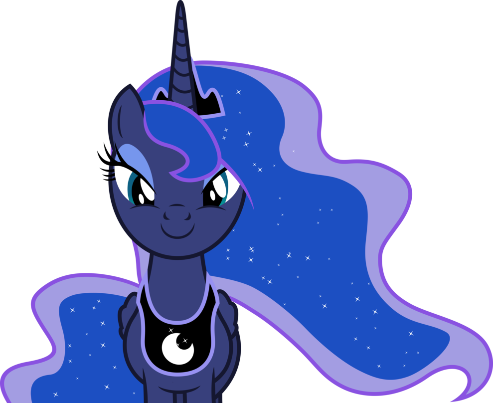 Clipart Freeuse Download Vector - Princess Luna Vector - Png Download (989x808), Png Download