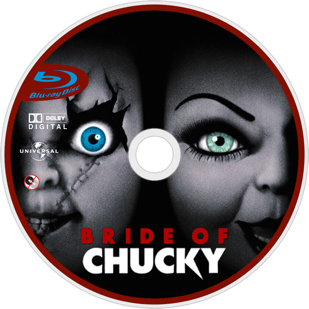 Bride Of Chucky Bluray Disc Image - Bride Of Chucky Movie Clipart (1000x1000), Png Download