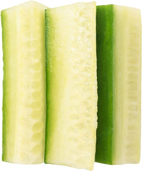 Cucumber Slices - Cucumber Clipart (866x650), Png Download