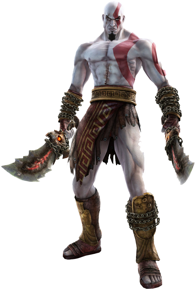 Thumb Image - Kratos God Of War 2 Clipart (744x1024), Png Download