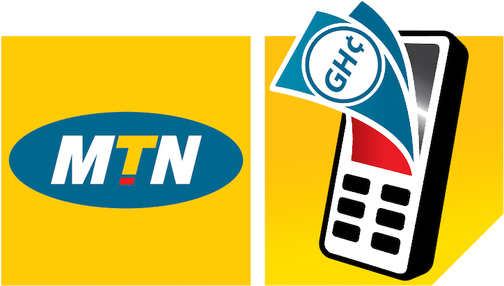 Mtn Ghana Records Gh U00a256b In Mobile Money Transactions - Logo Mtn Mobile Money Clipart (1014x471), Png Download