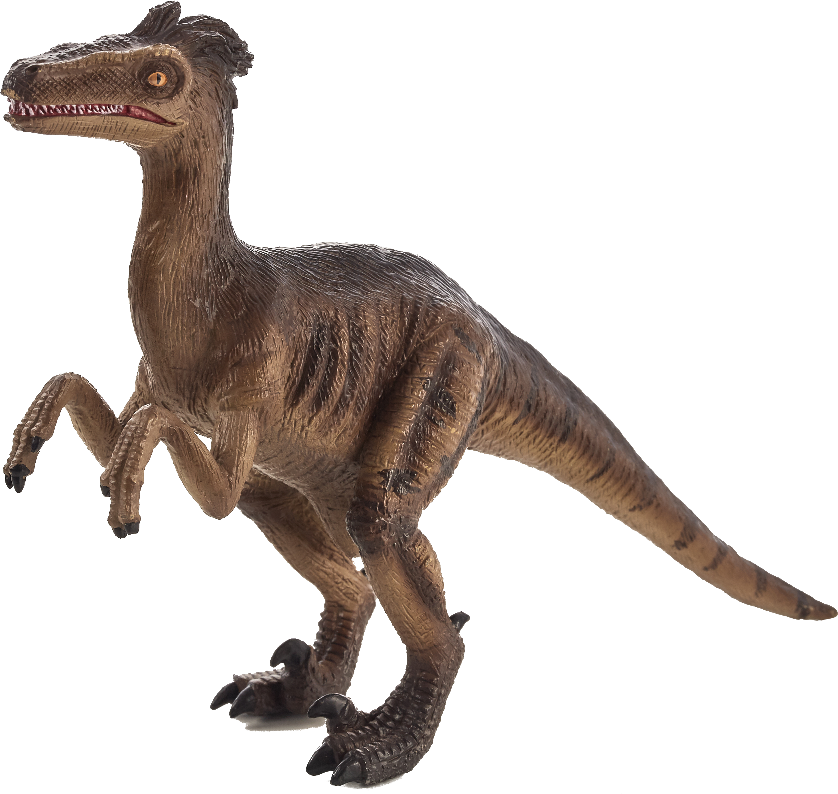 Prehistoric & Extinct - Velociraptor Juguete Clipart (3116x2881), Png Download