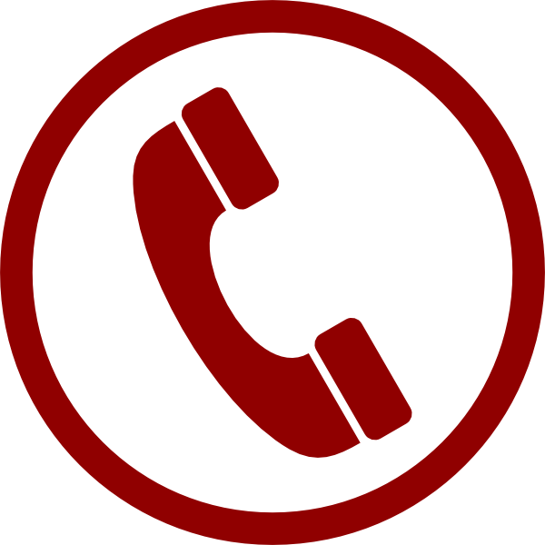 No - Telephone Icon Red Clipart (600x600), Png Download
