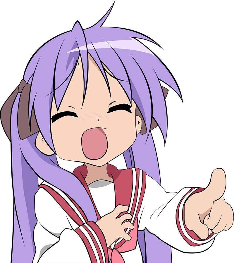 Kagami Lul - Kagami Lucky Star Png Clipart (800x900), Png Download