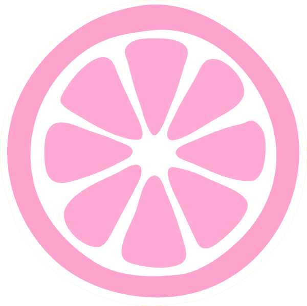 Pink Slice Hi 600×599 Pixels Strawberry Lemonade, Pink - Green Lemon Clip Art - Png Download (600x599), Png Download