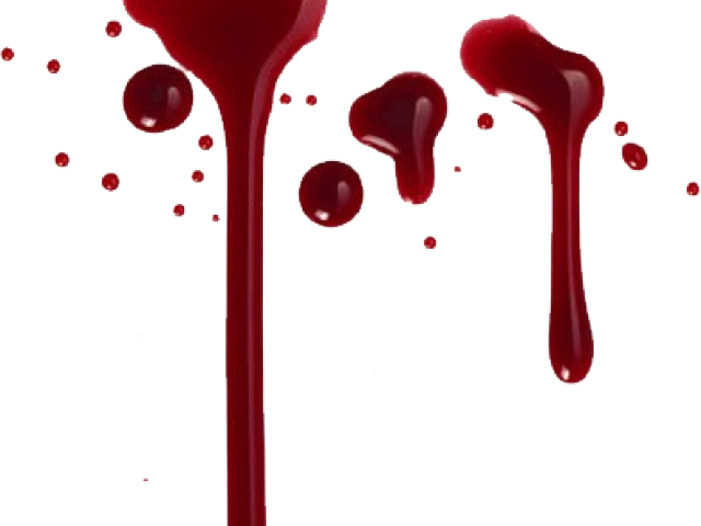 Blood Dripping Transparent Clipart (640x480), Png Download