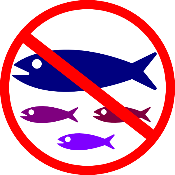 Small - No Fish Clipart - Png Download (600x600), Png Download