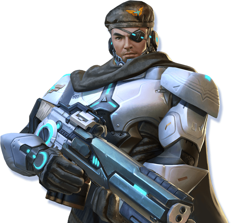 9527 Soldier - Overwatch Clipart (926x895), Png Download
