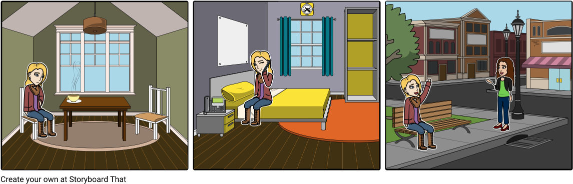 Monika's Tag - Storyboard Apartment Clipart (1164x385), Png Download