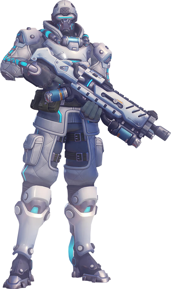 Soldier Alpine Skin Overwatch By Myrellibelli On Ⓒ - Soldier 76 Alpine Skin Clipart (548x925), Png Download