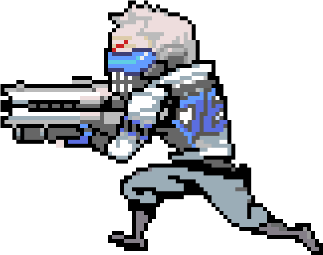 76 Bone - Soldier 76 Golden Gun Clipart (664x528), Png Download