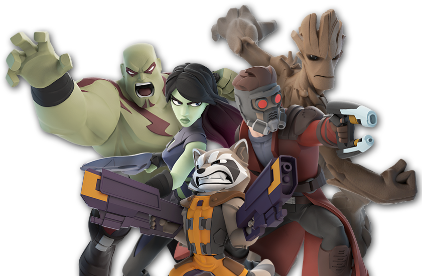 Guardians Of The Galaxy Png Hd - Disney Infinity Guardians Of The Galaxy Clipart (841x550), Png Download
