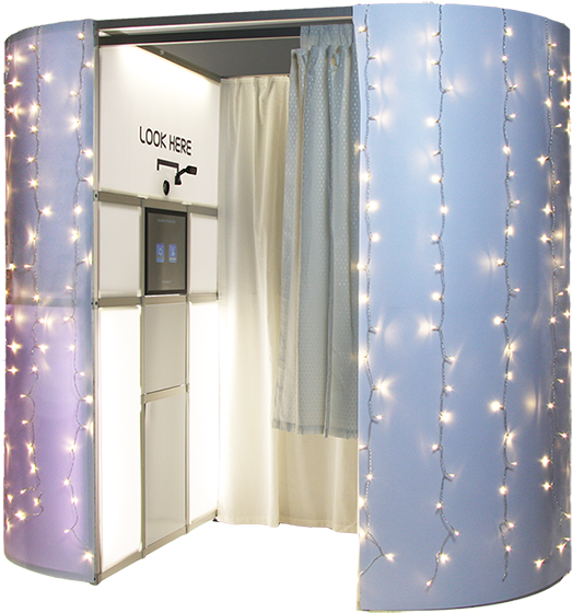 White Fairy Light Booth - Architecture Clipart (657x646), Png Download