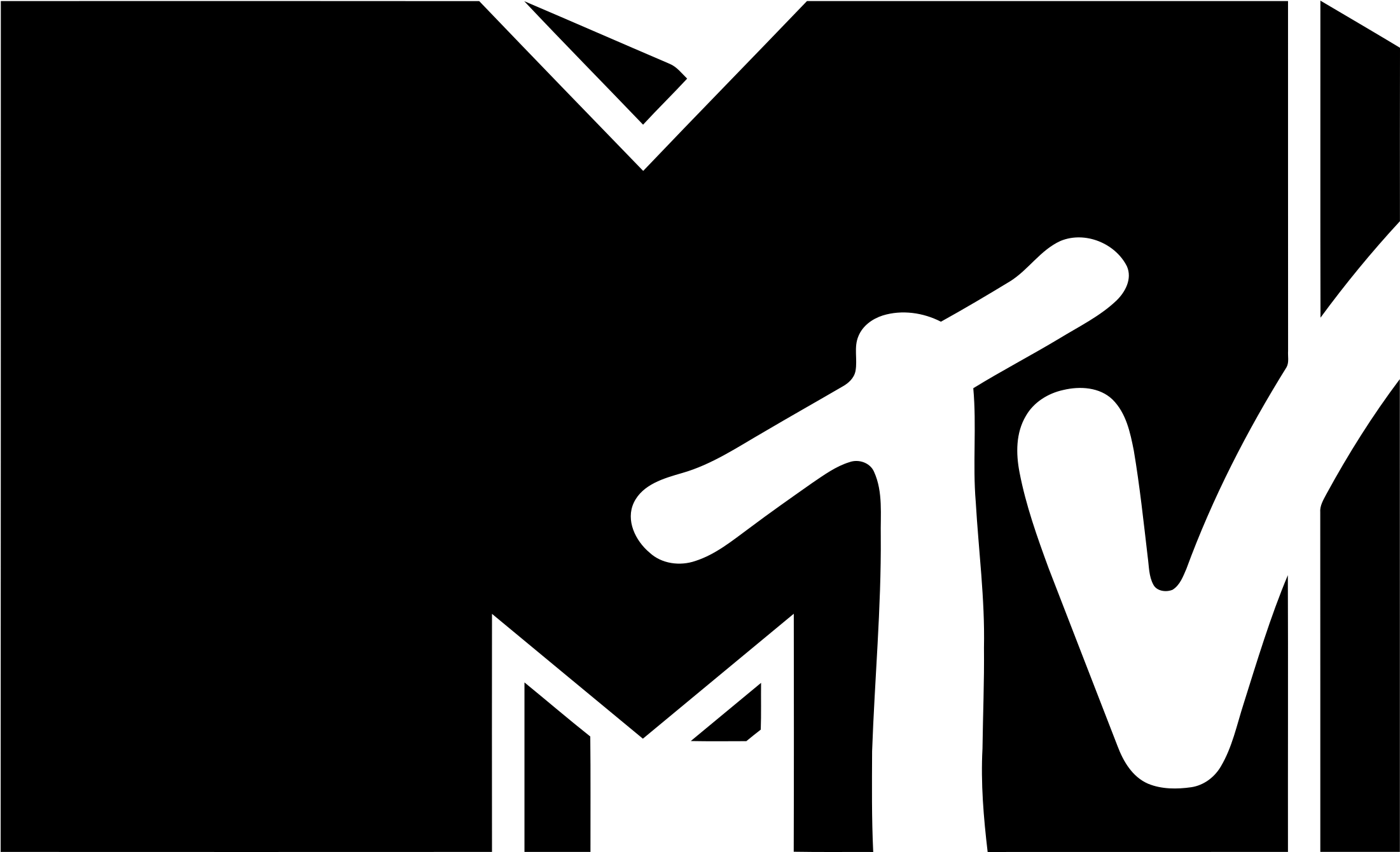 Mtv Logo Png Transparent Svg Vector Freebie Supply - New Mtv Clipart (2400x1539), Png Download