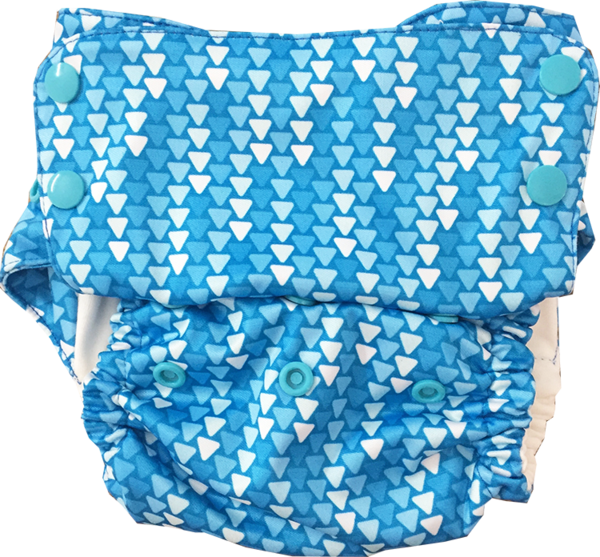 Fairy Lights Aviva Organic Cotton Diaper - Pattern Clipart (600x557), Png Download