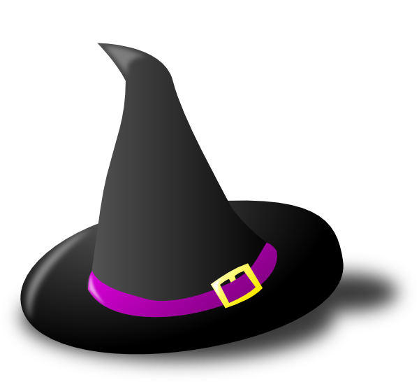 600 X 546 5 - Halloween Witch Hat Png Clipart (600x546), Png Download