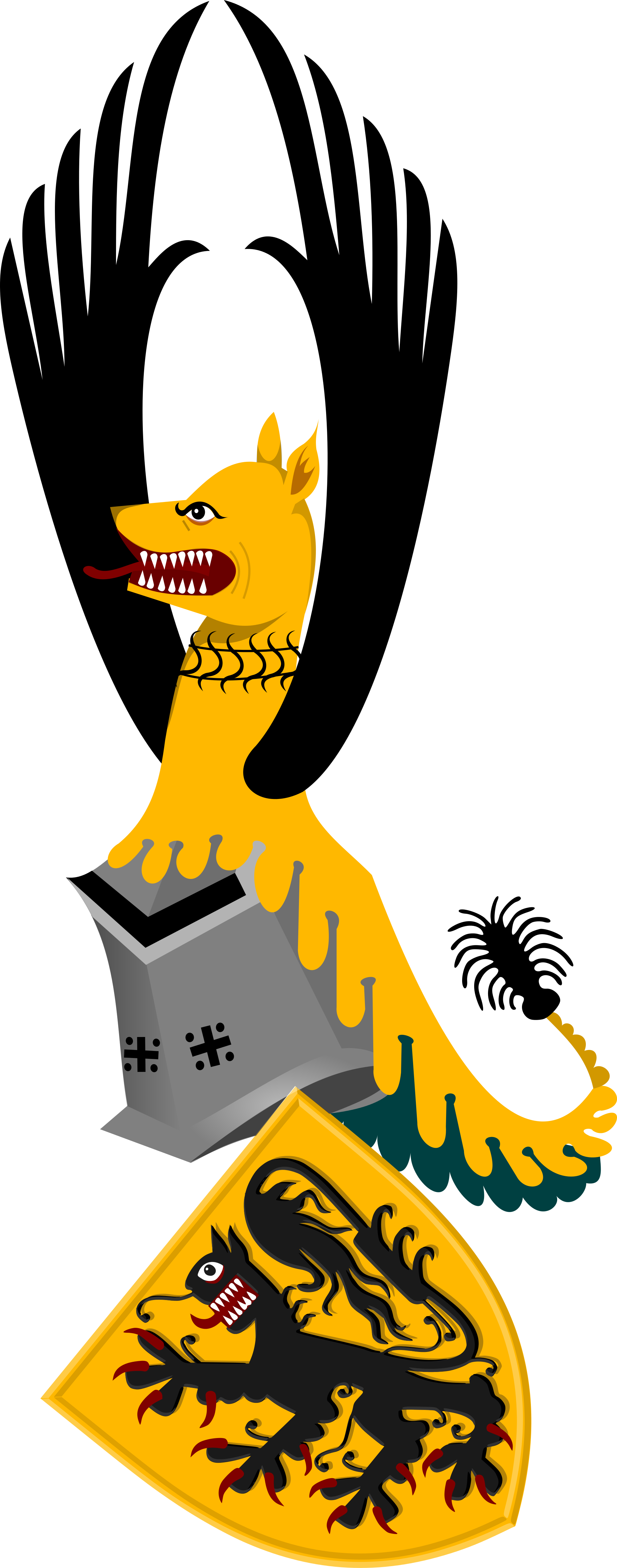 Open - Illustration Clipart (2000x5079), Png Download