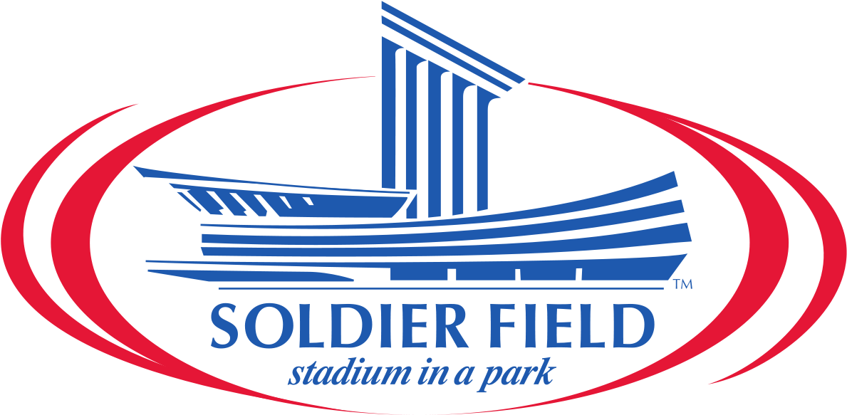 Soldier Field - Soldier Field Chicago Logo Clipart (1200x610), Png Download