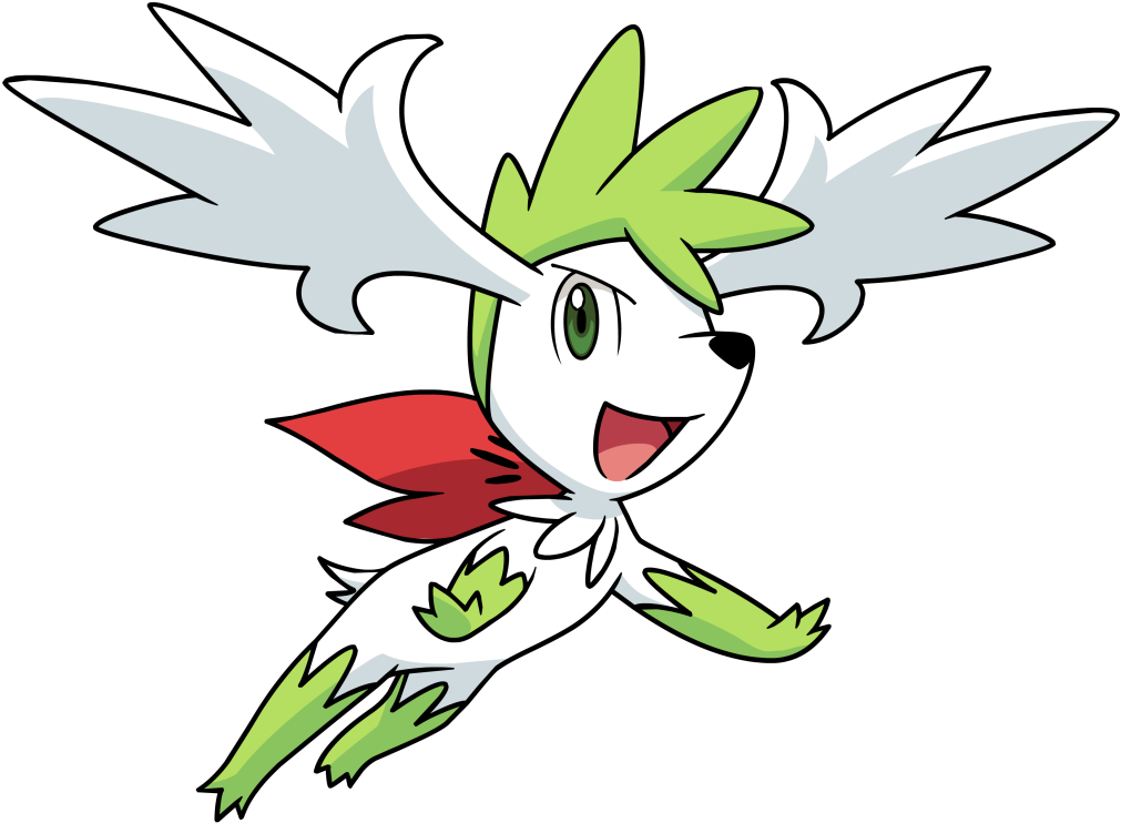 View 492shaymin Sky Forme Dp Anime 2 , - Cute Pokemon Shaymin Clipart (1024x757), Png Download
