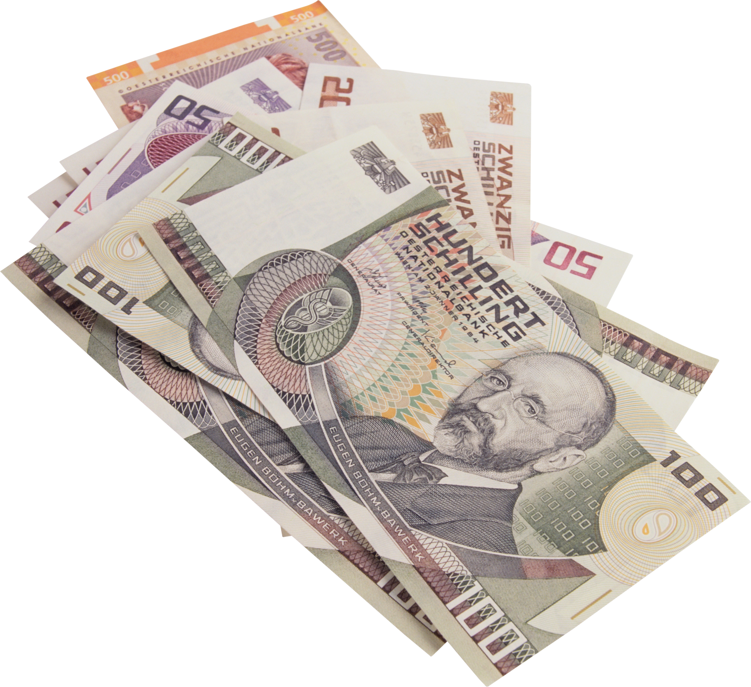 Money Png Image - Austria 100 Schilling Clipart (2555x2339), Png Download