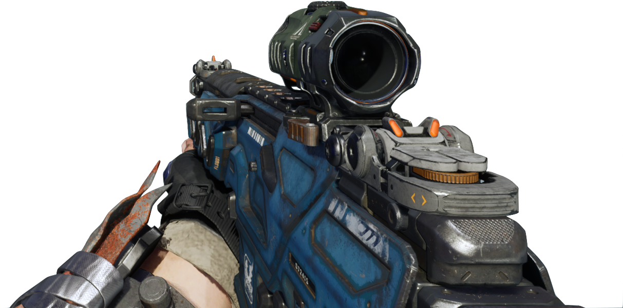 Graphic Freeuse Image Peacekeeper Mk Recon Bo Png Call - Call Of Duty First Person Gun Clipart (1230x680), Png Download