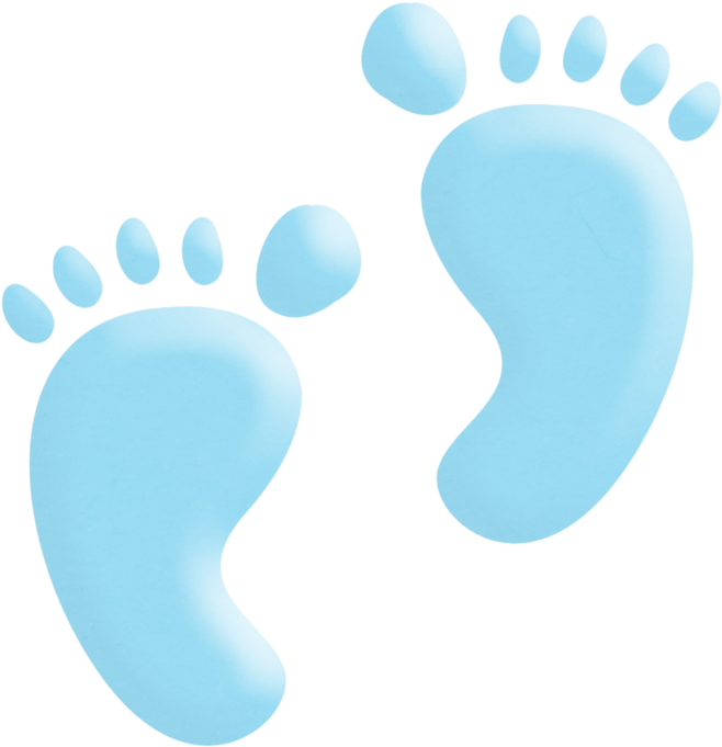 ϦᎯϧy ‿✿⁀ Baby Shower Diapers, Baby Shower Games, Baby - Baby Boy Footprints Clipart (784x800), Png Download