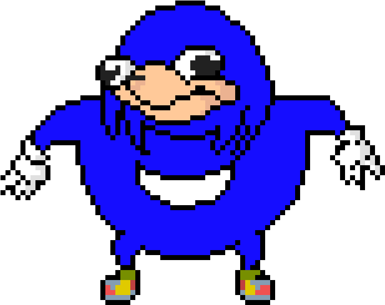 Blue Ugandan Knuckles - Blue Ugandan Knuckles Png Clipart (771x611), Png Download