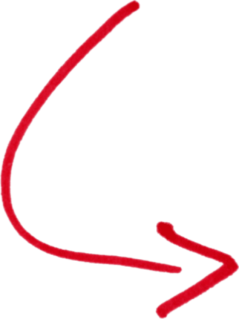 Free Png Download Curve Arrow Png Images Background - Hand Drawn Red Arrow Clipart (480x640), Png Download