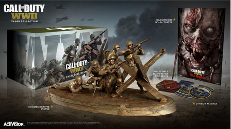 Cod Ww2 Valor Collection Box Call Of Duty Ohne Spiel - Call Of Duty Ww2 Valor Collection Clipart (800x800), Png Download