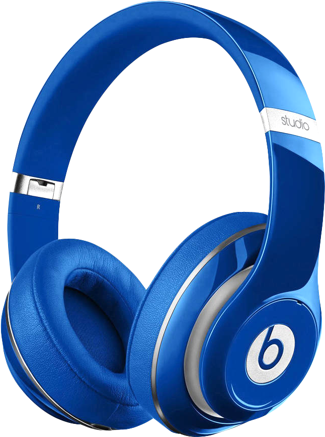 Headphone - Beats Bluetooth Headphones Blue Clipart (665x888), Png Download