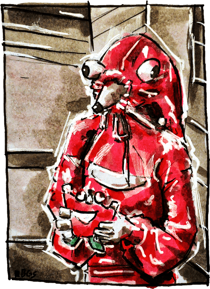 [photographer] Ugandan Knuckles Cosplay - Modern Art Clipart (900x961), Png Download