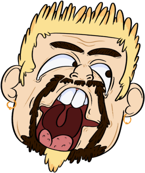 Hi I'm Guy Fieri And We're Rollin' Out Lookin' For - Illustration Clipart (640x638), Png Download