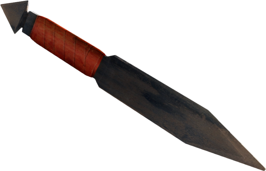 Throwing Knife - Bowie Knife Clipart (984x651), Png Download
