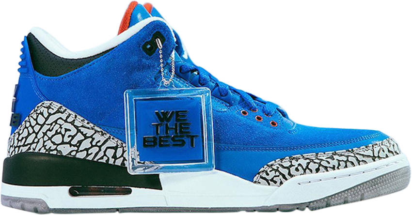 Dj Khaled X Air Jordan 3 Retro 'father Of Asahd' - Jordan 3 Father Of Asahd Clipart (850x444), Png Download