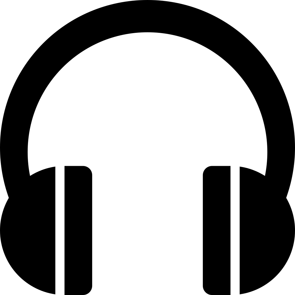 Png File Svg - Headphones Icon Free Clipart (980x980), Png Download
