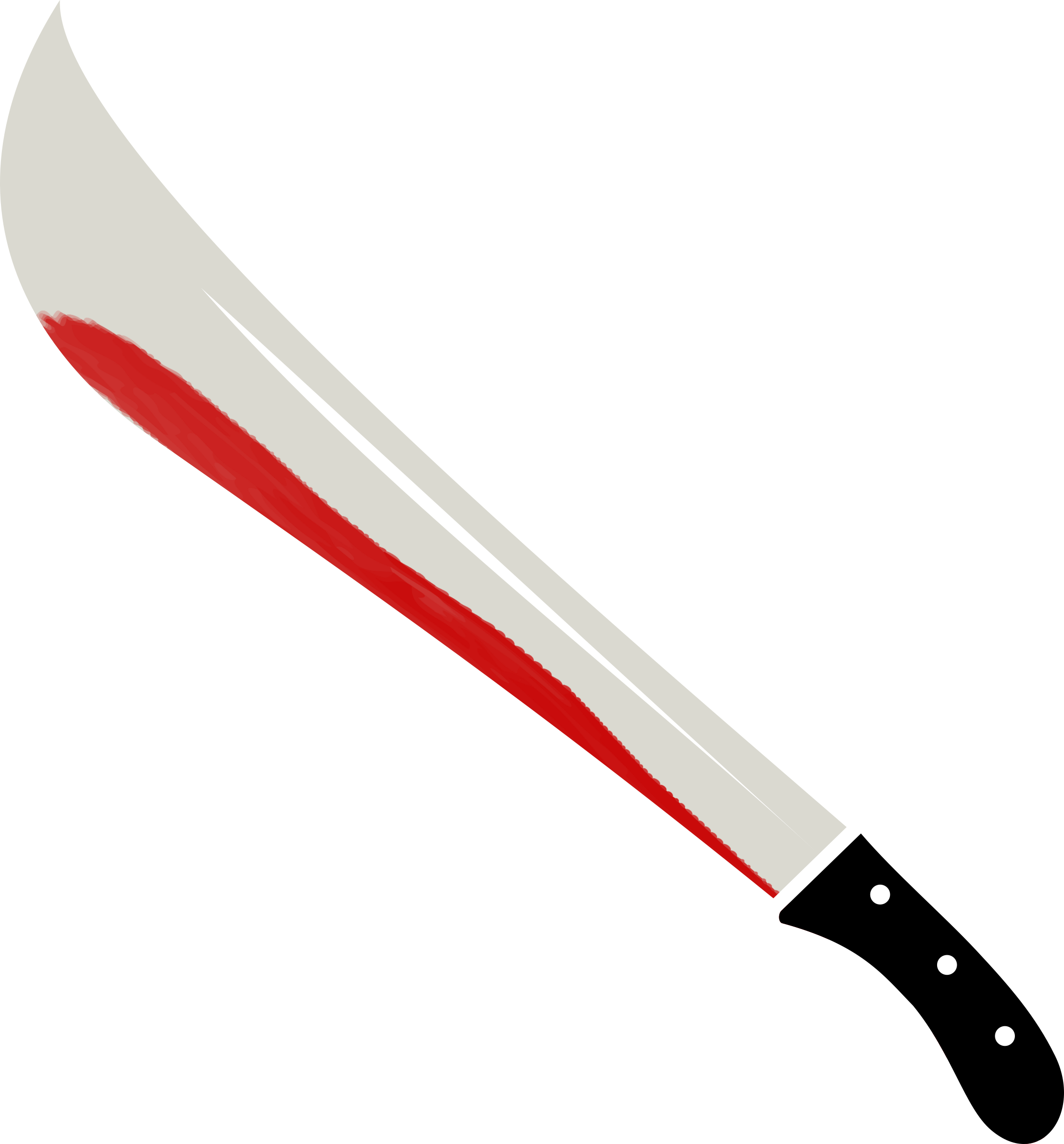 Knife Clipart Blood Clipart - Png Knife Transparent Png (2231x2400), Png Download