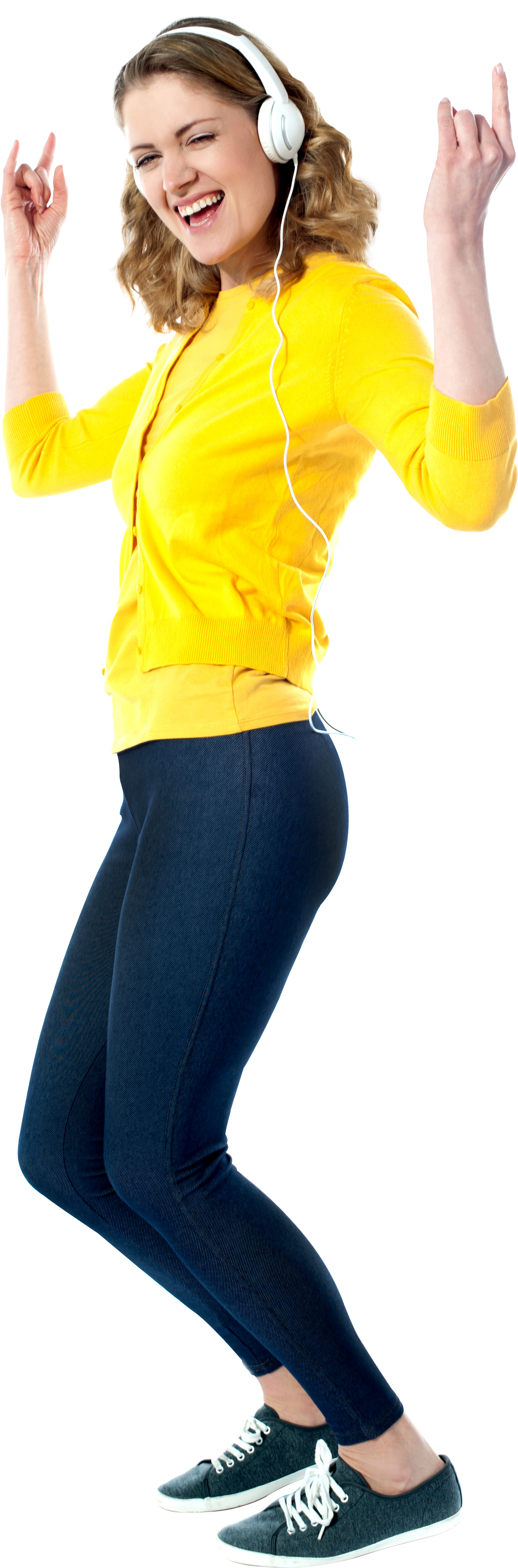 Music Headphone Png Image - Listening Music Png Clipart (3200x4408), Png Download