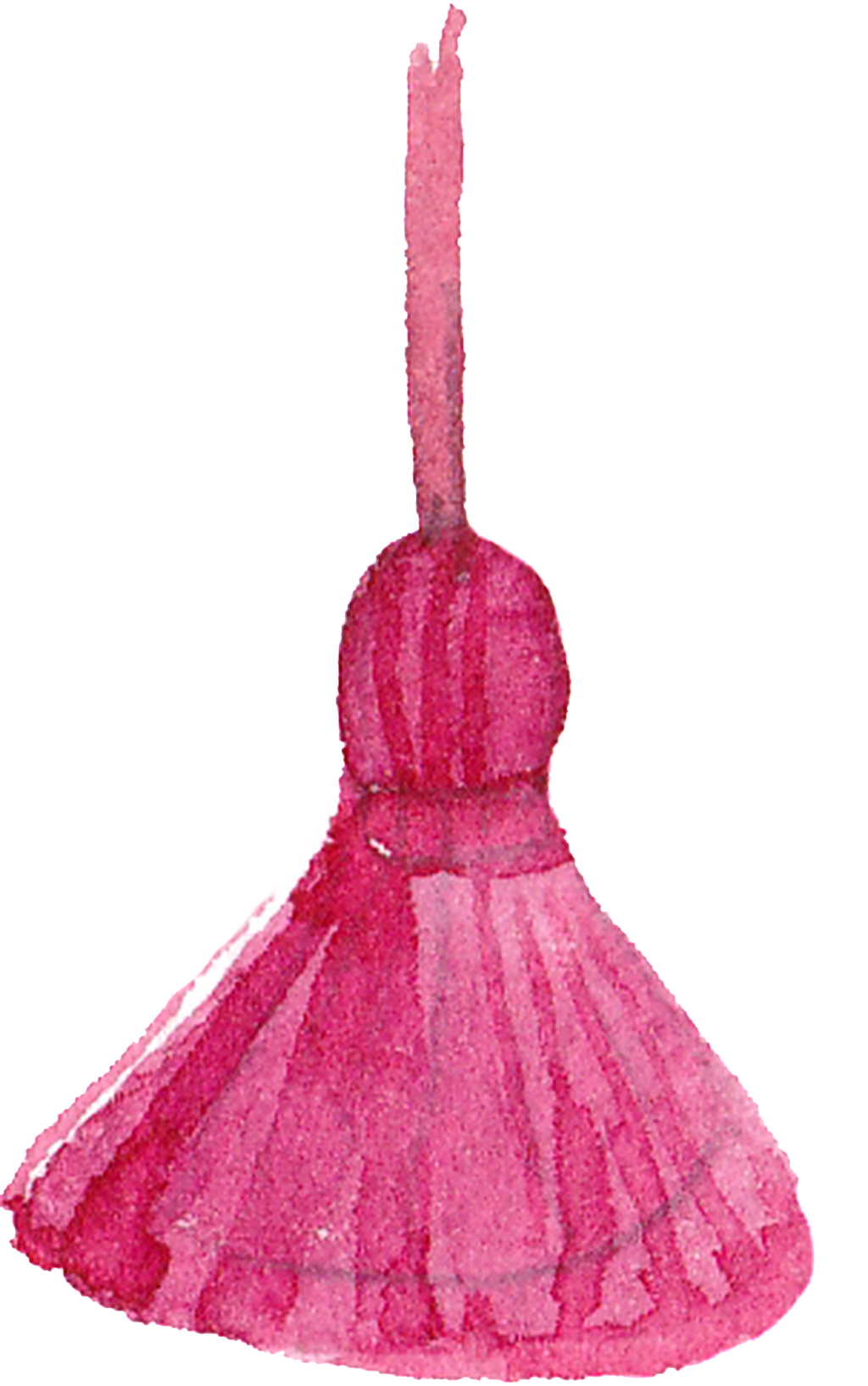 Pink Broom Transparent Decorative Clipart (1024x1635), Png Download