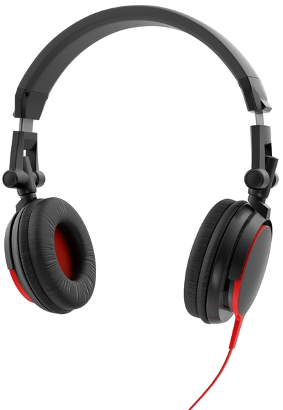 Black Headphone Png Free Download - Headphones Png Clipart (600x600), Png Download