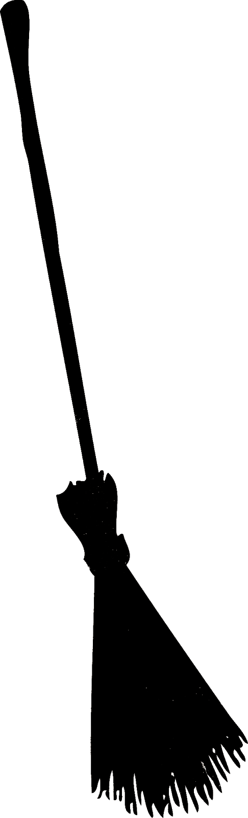 Clipart Royalty Free Stock Warehouse Silhouette At - Witch Broom Silhouette Png Transparent Png (486x1600), Png Download