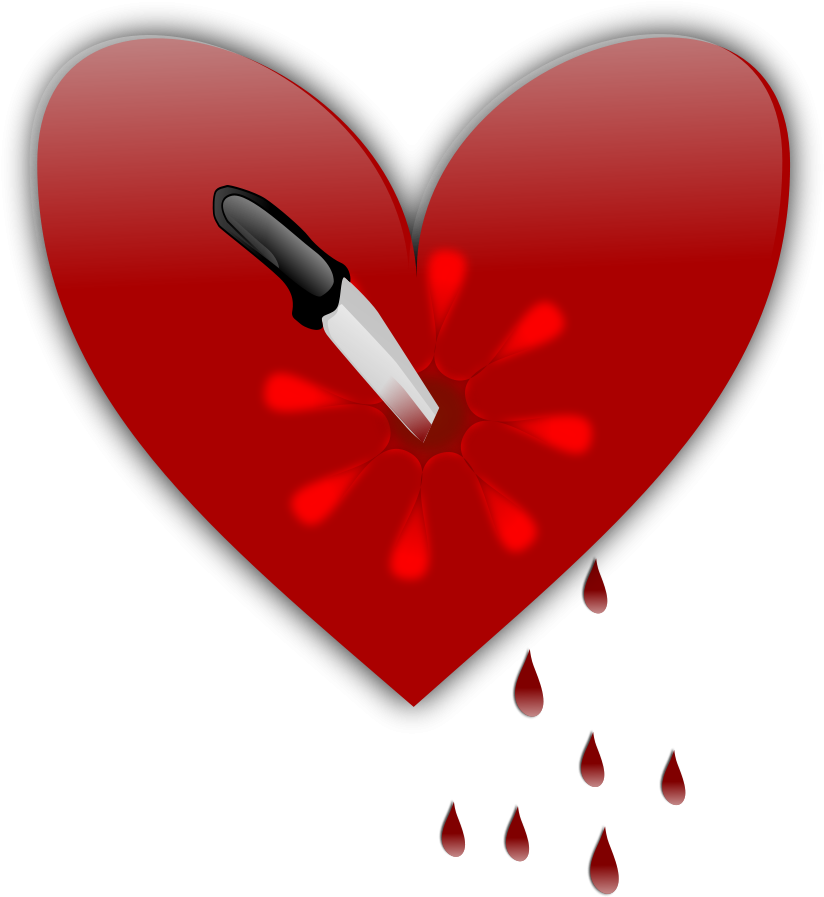 Bloody Believable With Sgt - Animated Moving Broken Heart Clipart (593x640), Png Download