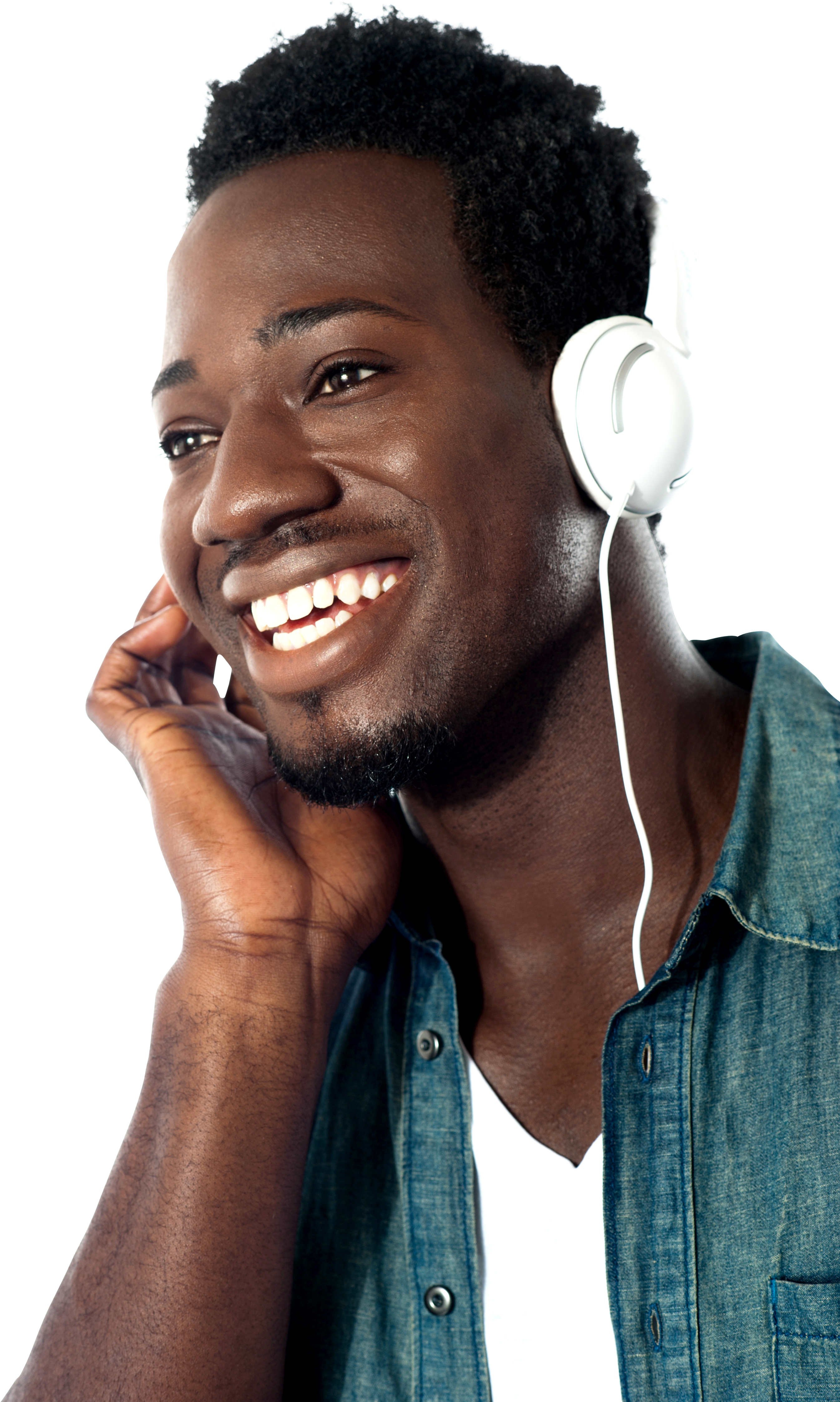 Music Headphone Free Png Image - Listening Music In Png Clipart (2992x4584), Png Download