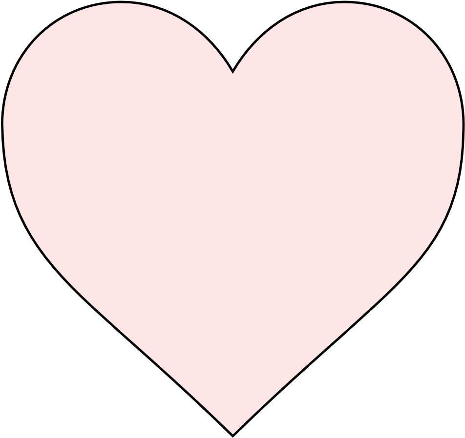 Black Heart Png Pink Heart Coloring Book Colouring - Heart Clipart (999x954), Png Download