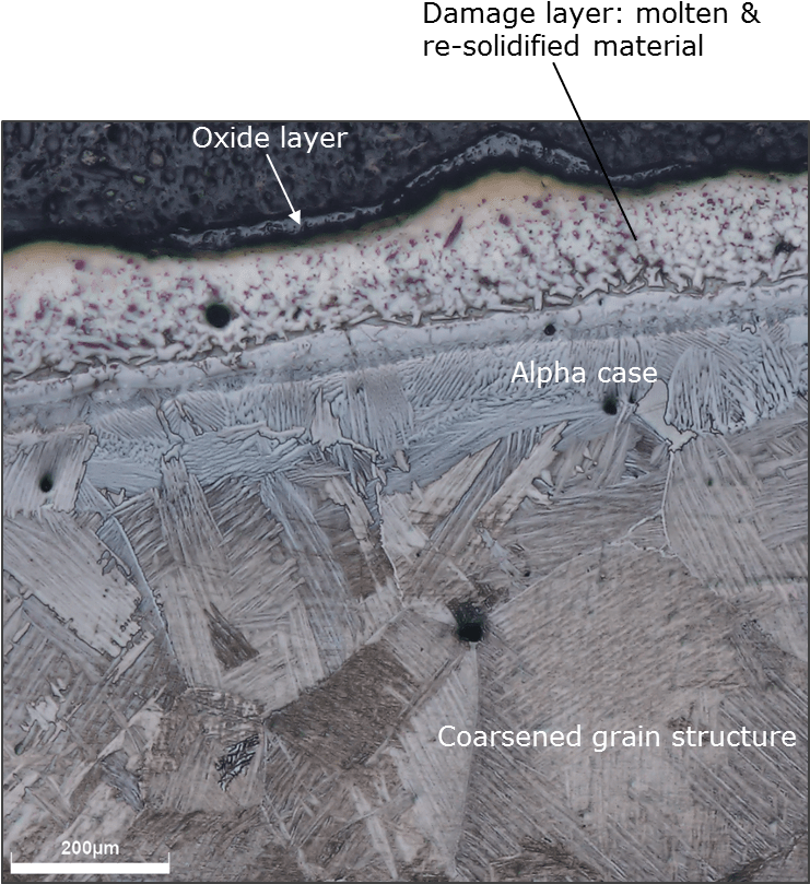 Micro Section Of Slm Ti6al4v After Pwt (credit Esa) - Aerial Photography Clipart (872x821), Png Download