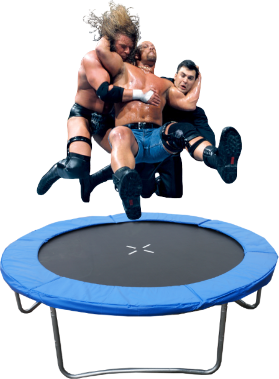 Double Stone Cold Stunner Clipart (577x782), Png Download