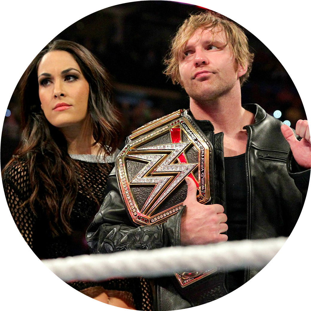 Lover Of All Things Brie Bella And Dean Ambrose - Dean Ambrose As Wwe Champion Clipart (1040x1040), Png Download