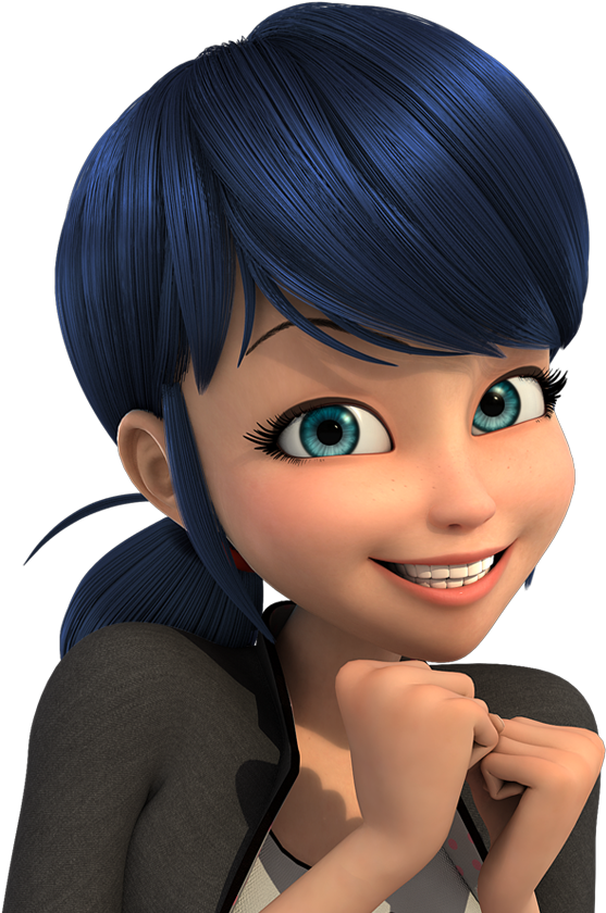 Image Marinette Render Png - Miraculous Ladybug Marinette Png Clipart (568x846), Png Download