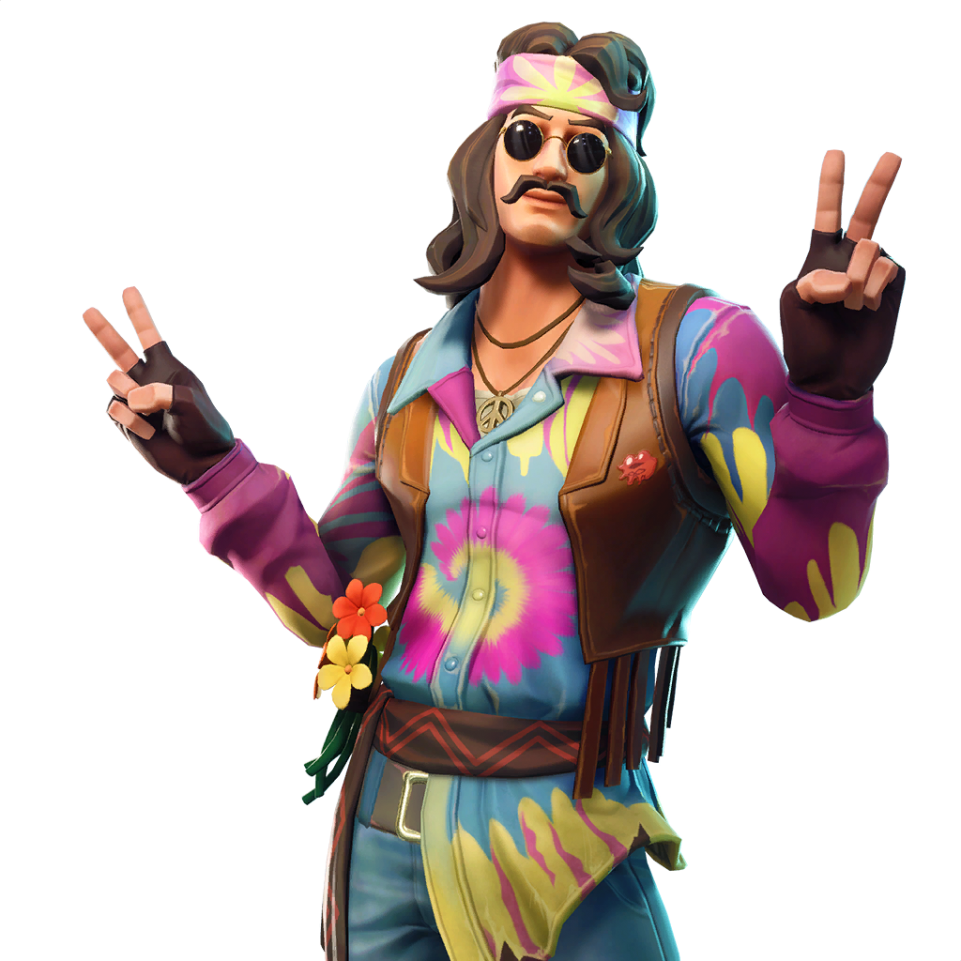 Far Out Man Fortnite New Leaked Skins Roadtrip, - Fortnite Far Out Skin Clipart (961x961), Png Download