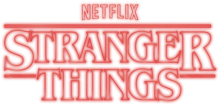 Stranger Title, For Your Enjoyment - Stranger Things Title Png Clipart (982x424), Png Download